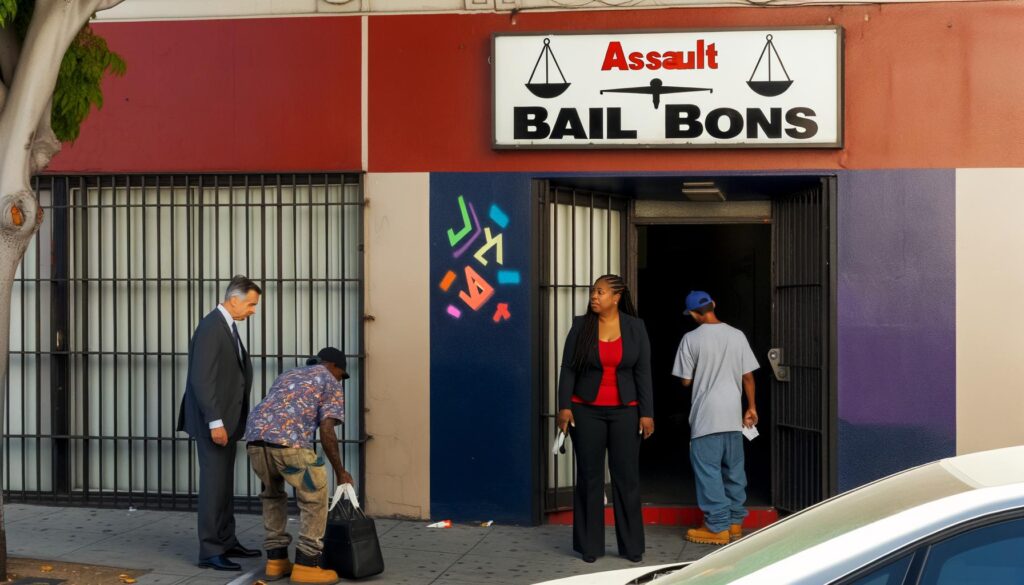 Get quick assault bail bonds for immediate release after assault charges