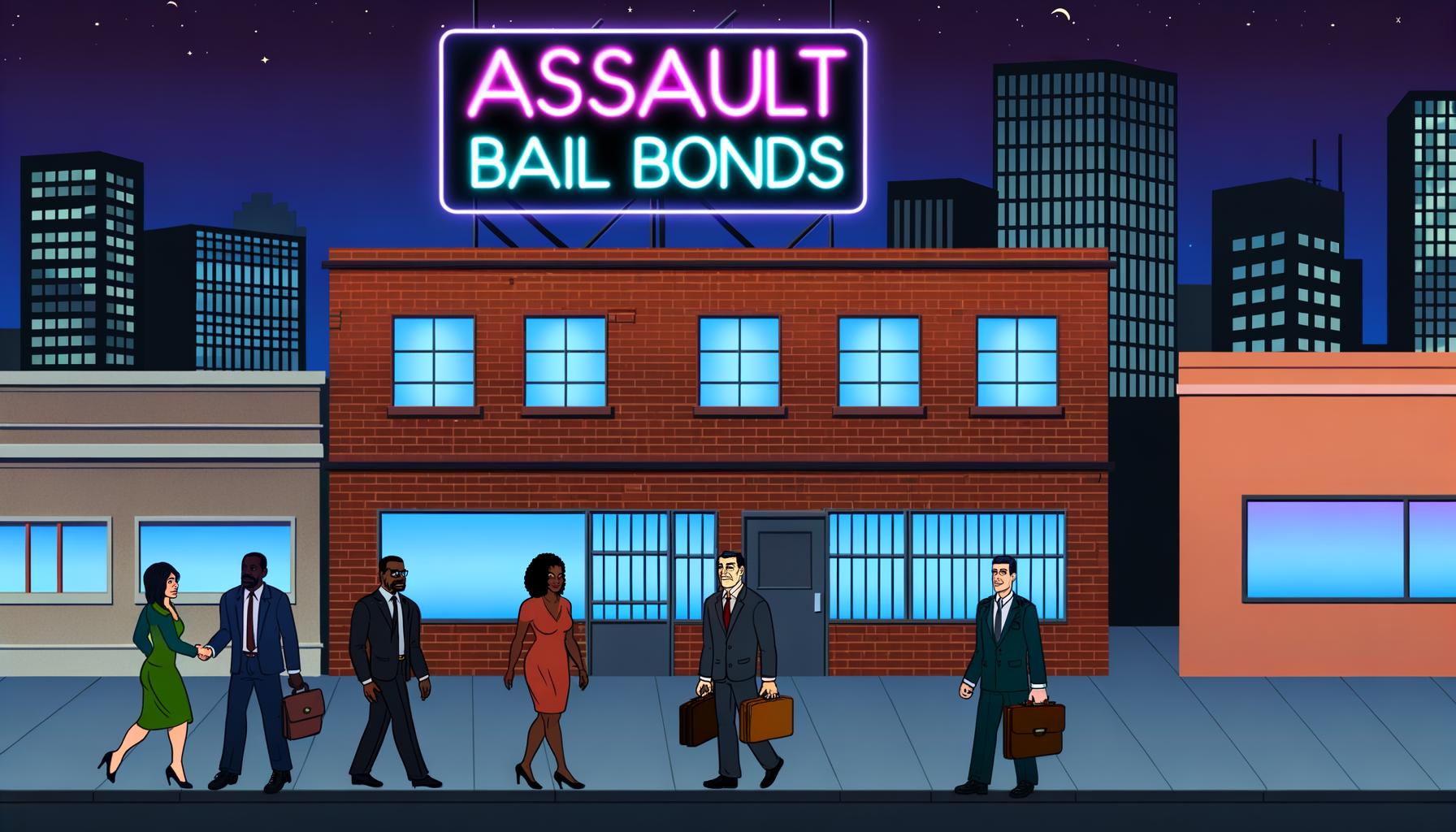 Affordable ASSAULT BAIL BONDS options for assault offenses