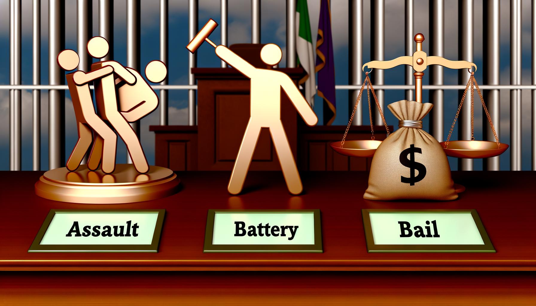 Options for assault battery bail to avoid prolonged detention