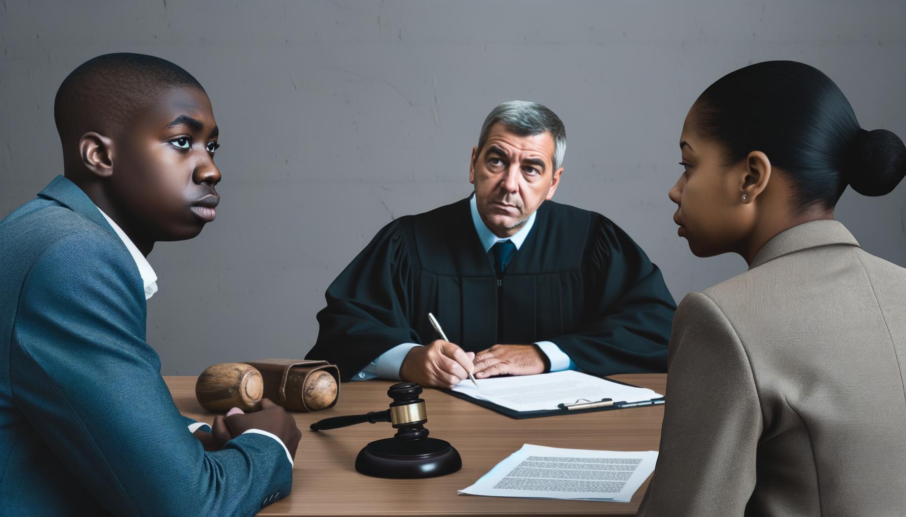 An attorney discusses drug possession bail options with their client