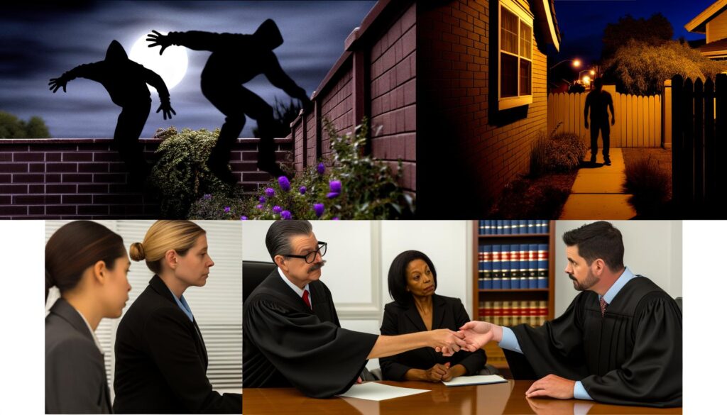 Legal services for crimes involving property theft and home invasion