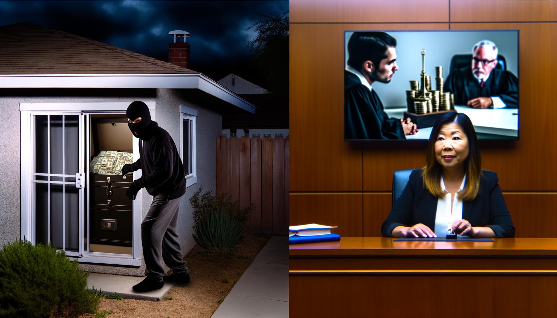 Theft burglary bail requirements for release