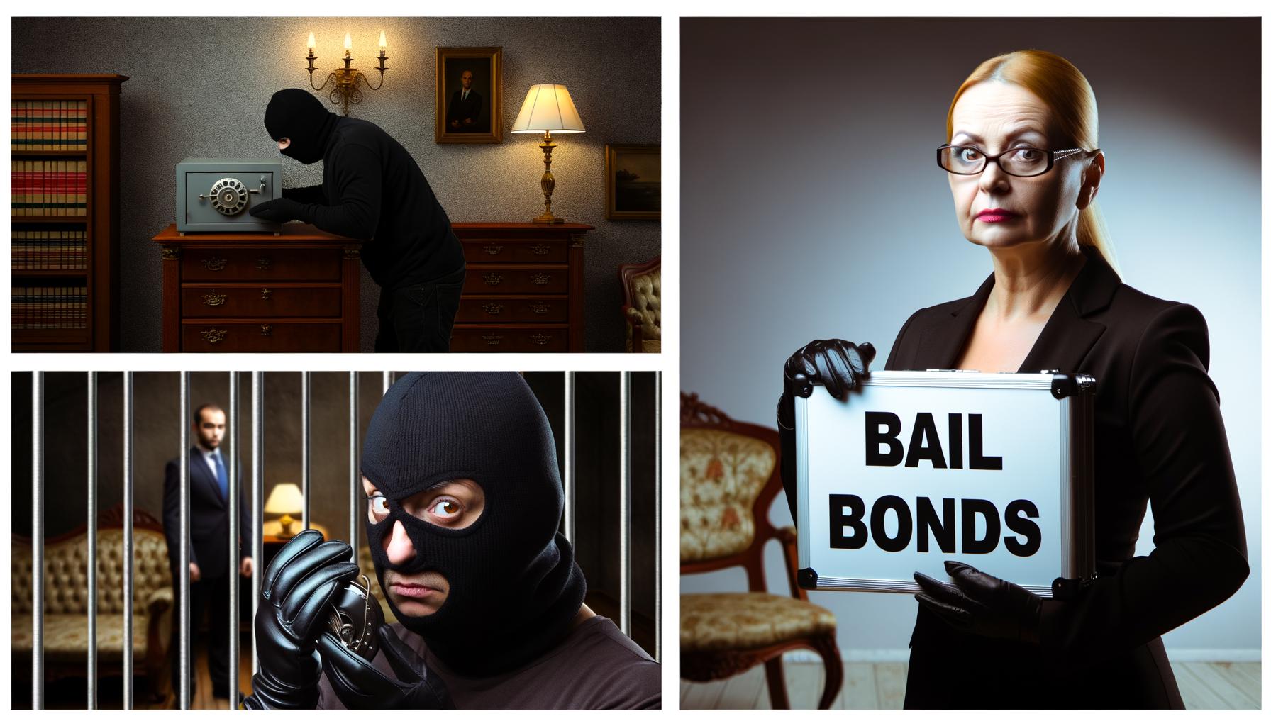 Legal advice on theft burglary bail options